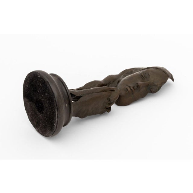 After Auguste Rodin Woman Praying Patinated Bronze For Sale - Image 10 of 10