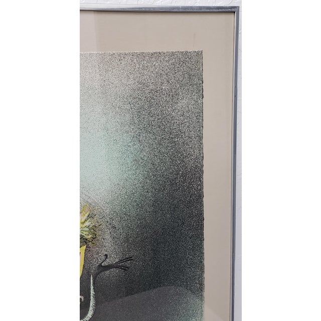 Al Hirschfeld Hand Signed Limited Edition Etching "Le Gong, Bali From Rhythm" C.1970 For Sale - Image 4 of 8