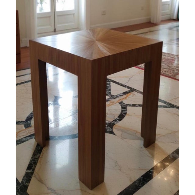 Contemporary side table, a unique piece (1/1) created by artisan and designer benoît cazes (bcmobilier), model m36 ■ the...