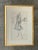 Vintage Framed Phillipe Venet Fashion Illustration For Sale In West Palm - Image 6 of 12