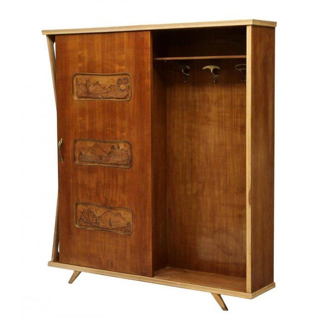 Italian MidCentury Modern Entryway Coat Chairish