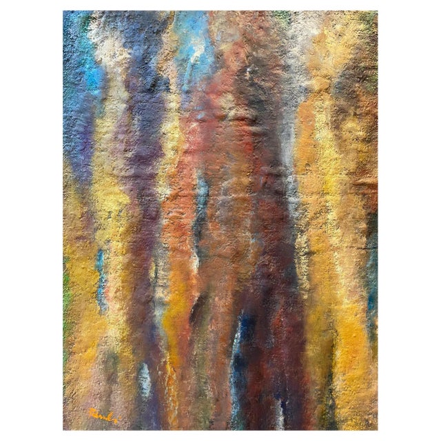 Gilbert Pauli, Humilier, Oil on Burlap, 2002 For Sale