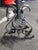 Black Large Mizner Style Turn of the Century Wrought Iron Andirons For Sale - Image 8 of 9