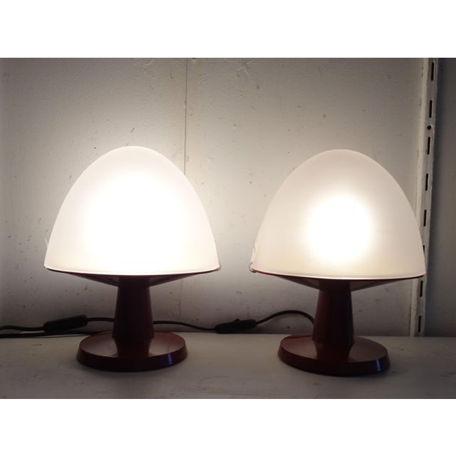 Dolly Table or Bedside Lamps from Valenti Luce, Milan, 1980s, Set of 2 For Sale - Image 16 of 18