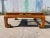 Modern Chow Leg Coffee Table Glass Panel Inset Top Manner of Schnadig International For Sale - Image 12 of 13