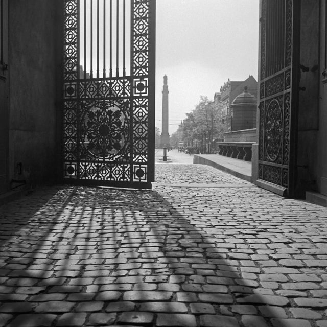 1930s View From Iron Gate Darmstadt Castle to City Life, Germany, 1938, Printed 2021 For Sale - Image 5 of 5