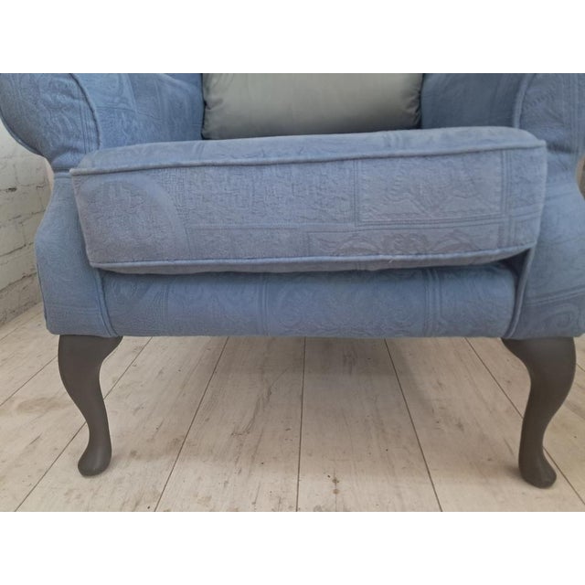 Vintage Wingback Lounge Chair, 1990s For Sale - Image 13 of 17