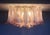 Pink Italian Petal Ceiling Lights, Set of 2 For Sale - Image 8 of 11