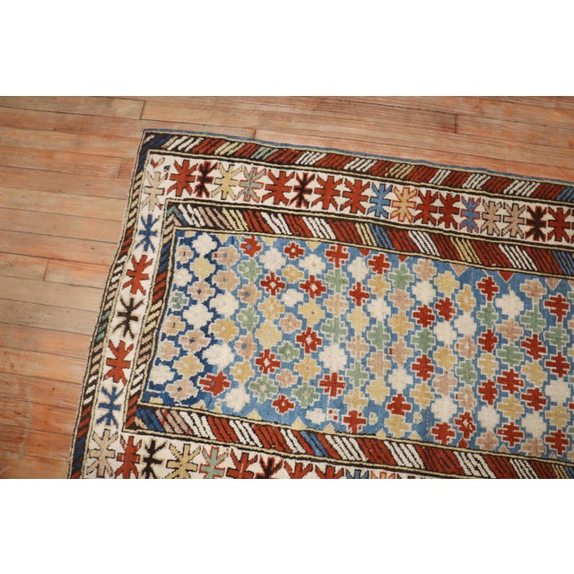 Textile 19th Century Zabihi Collection Late 19h Century Caucasian Shirvan Rug - 3' x 5'4" For Sale - Image 7 of 9