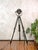 Satin Black Rank Strand Patt 123 Theater Spotlight Floor Lamp with Black Wooden Tripod, 1960s For Sale - Image 18 of 18