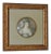 Framed 19th Century Portrait Miniature of Woman W/ Elaborate Headdress For Sale