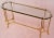 1960s Hollywood Regency Brass and Glass Top Console Table For Sale - Image 10 of 13
