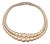 Double-Strand Faux Pearl Necklace from Monet, 1960s For Sale