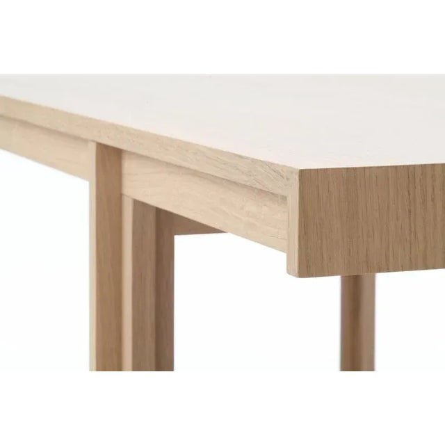 Contemporary White Stained Oak Principal Dining Table by Bodil Kjaer for Karakter For Sale - Image 3 of 13