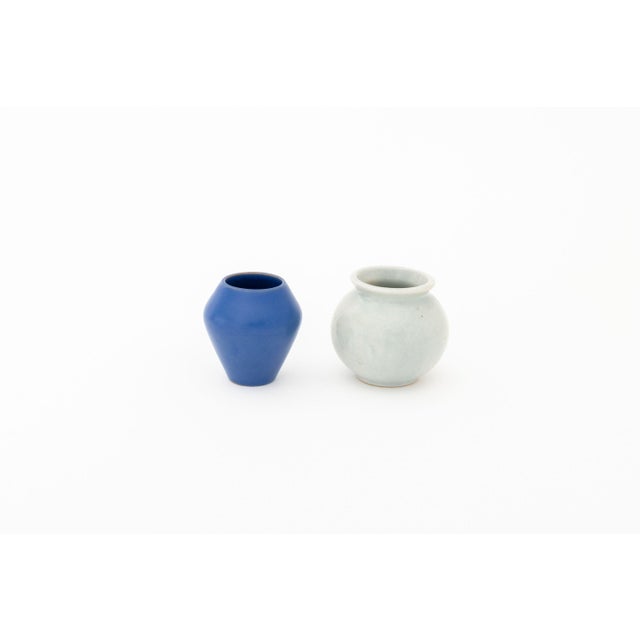 Collection of Twelve Studio Pottery Diminutive Vases For Sale - Image 10 of 14