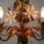 Mid-Century 5-Light Gilt Leaf & White Blossom Chandelier by Hans Kögl, 1970s For Sale - Image 12 of 18