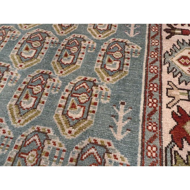 Rustic Galerie Shabab Collection Mid-20th Century Persian Malayer Accent Rug For Sale - Image 3 of 6