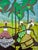 “Bahia Em Festa” Color Woodblock Print by Brazilian Artist Hannah Brandt, Signed & Numbered, 1979 For Sale In San Francisco - Image 6 of 10