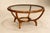 Round Coffee Table in Caviúna Wood & Glass by Giuseppe Scapinelli, Brazil, 1950s For Sale - Image 13 of 18