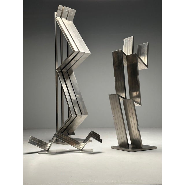 Salvatore Messina, Italian Mid-Century Modern, Abstract Sculpture, Steel, 1970s For Sale - Image 12 of 12