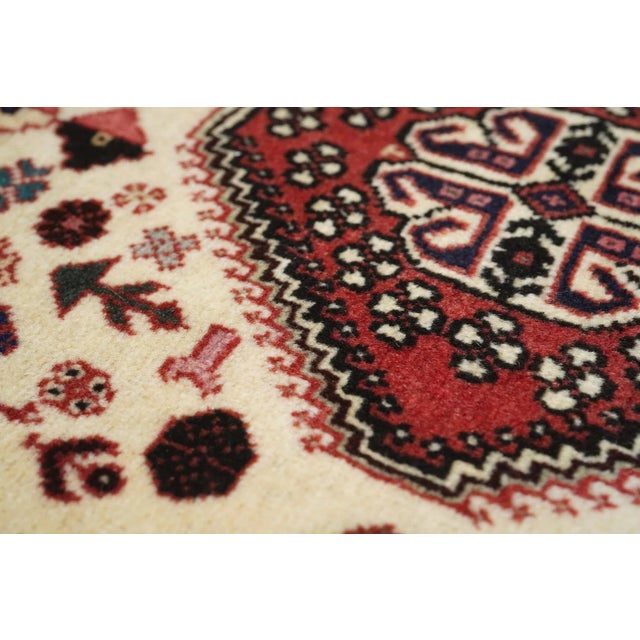 1960s Vintage Bidjar Rug 3'5'' x 4'9'' For Sale - Image 4 of 11