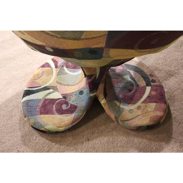 Dark Pink Mid 20th Century Sculpted Mid-Century Chairs For Sale - Image 8 of 12