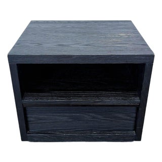 Restoration Hardware Bezier Open Nightstand For Sale