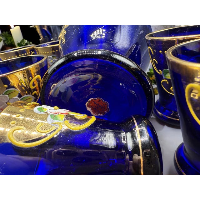 Murano Liquor Set with Bottle, Set of 7 For Sale - Image 13 of 18