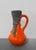 Roth Keramik 1960s West German Orange & Black Fat Lava Ceramic Ewer Vase - Attributed to Roth Keramik For Sale - Image 4 of 8