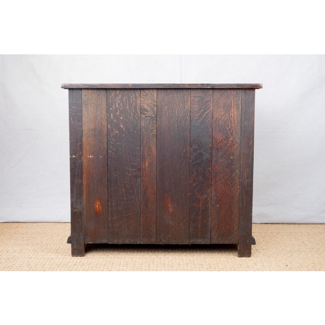 Antique Carved Oak Chest For Sale - Image 13 of 13