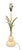 French Country Vintage Italian-Inspired Tole Wheat Sheaf Table Lamp – Hollywood Regency / French Country For Sale - Image 3 of 11