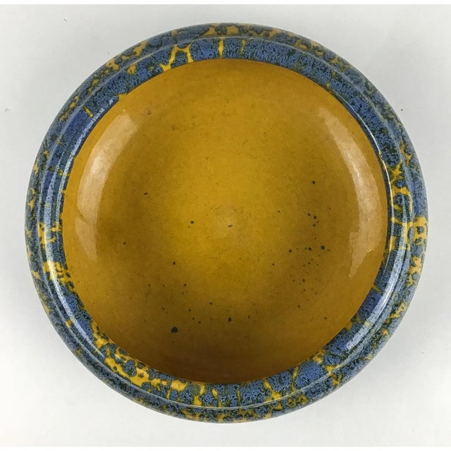 Vintage Artisan Ceramic Fruit Bowl For Sale - Image 4 of 11