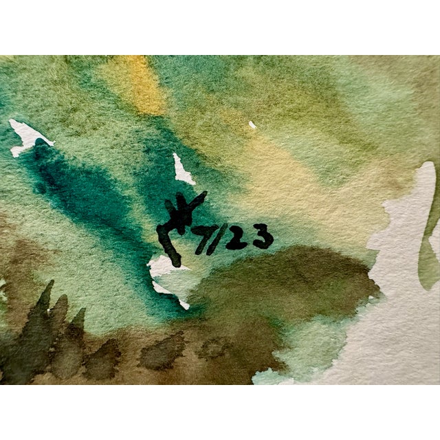 1950s Henry Emil Salloch Original Watercolor on Paper Castine, Maine. 1954. For Sale - Image 5 of 7