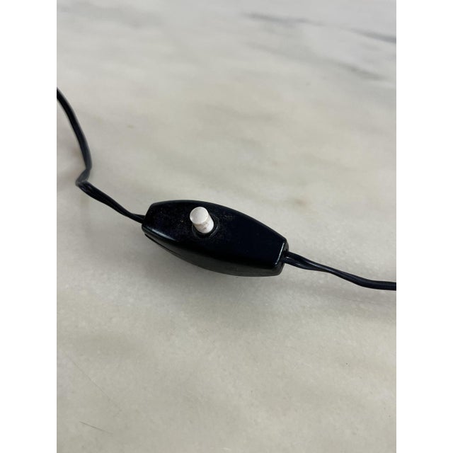 Red Mid-Century Italian Table Lamp, 1950s For Sale - Image 8 of 9