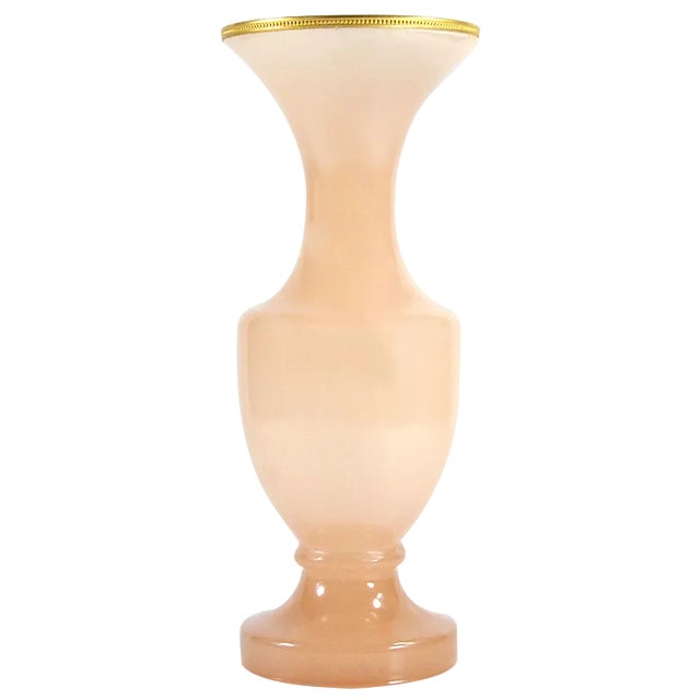 Pink Glass Murano Vase from V. Nason, 1950s For Sale