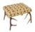 English 00 Highland Beige Antler Stool For Sale - Image 3 of 3
