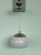 Italian Space Age Glass and Steel Pendant Lamp, 1960s For Sale - Image 4 of 16