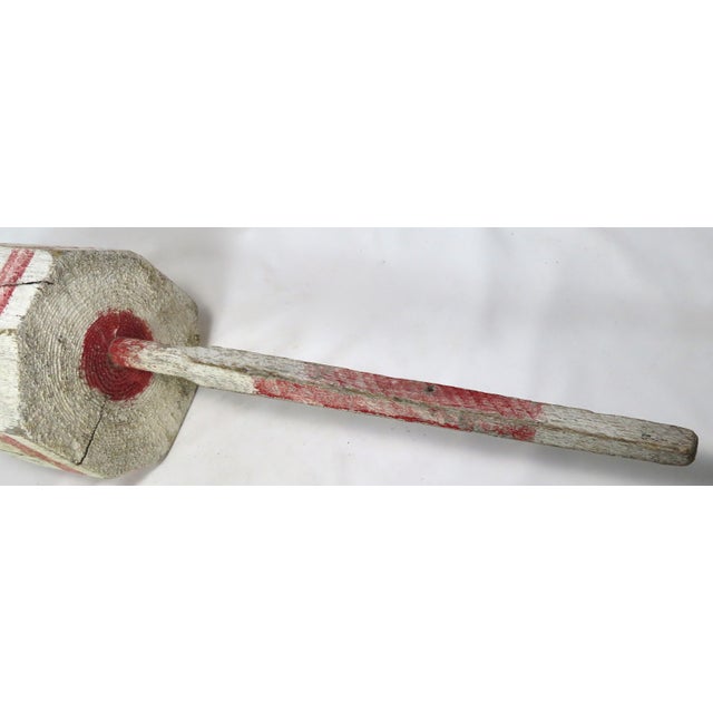 Vintage Wood Coastal Maine Lobster Trap Marker Buoy Chairish