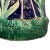 A Fielding Majolica Garden Seat With Cranes on Cobalt Blue, English, Ca. 1880 For Sale - Image 9 of 11