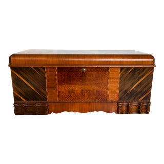 Art Deco Waterfall Storage Trunk For Sale