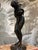 19th Century Patinated Bronze Figure of a Young Woman by Houdon For Sale - Image 9 of 12