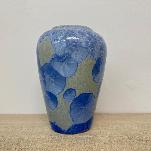 Crystalline Vase Snowflake Collection V&S Gallery, 1980s For Sale - Image 10 of 10