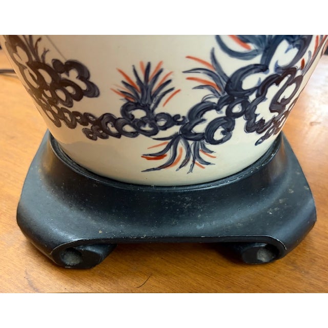 Mid 20th Century Mid Century Asian Ginger Jar Lamp For Sale - Image 5 of 7