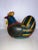 Early 20th Century Northern Thailand Painted Wood Rooster With Interior Cavity For Sale - Image 9 of 16