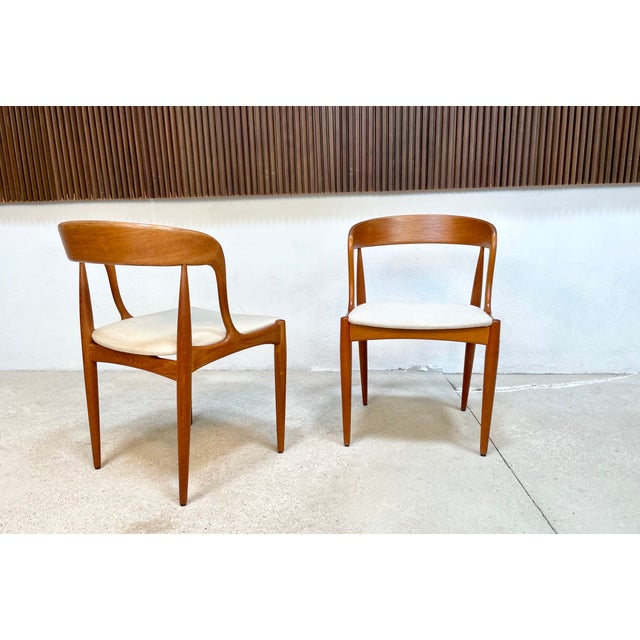 Wood Danish Teak Dining Chairs by Johannes Andersen for Uldum Furniture Factory, 1960s, Set of 4 For Sale - Image 7 of 18