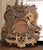 Mid-19th Century French Black Forest Bleached Oak Royal Coat of Arms Mirror For Sale - Image 10 of 11