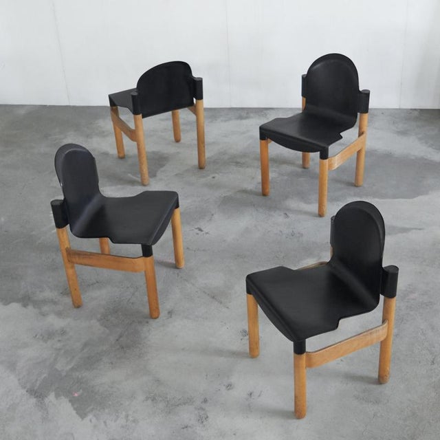 Flex 2000 Chairs and Table by Gerd Lange for Thonet, 1973, Set of 5 For Sale - Image 6 of 13
