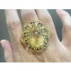 Bochic "Orient" Vintage Yellow Sapphire, Citrine & Sapphire Set 18K Gold & Silver For Sale - Image 16 of 18