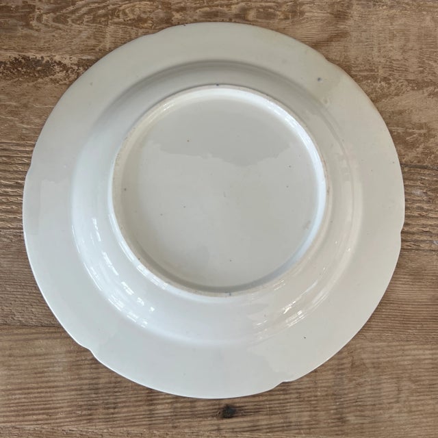 Coalport Porcelain Antique 1800s English Regency John Rose Coalport "Dragon" Imari Pattern Plate For Sale - Image 4 of 6