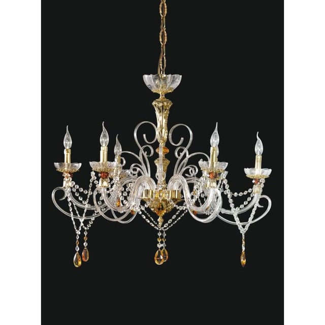 Collection Royal Chandelier in Metal and Crystal by Jago For Sale - Image 4 of 9